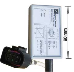 gear position indicator showing 6th